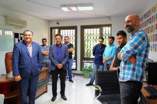 بازديد مديرعامل بنياد فارابي از مجموعه دانش بنيان فراکاو