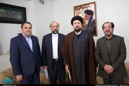 ديدار رييس سازمان سينمايي کشور با سيد حسن خميني