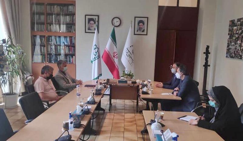The Ambassador of the Republic of Serbia in Iran met with the Managing Director of Farabi Cinema Foundation