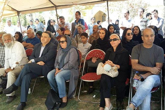 حضور مديرعامل بنياد سينمايي فارابي در قطعه هنرمندان به مناسبت سالگرد زنده ياد «داود رشيدي»