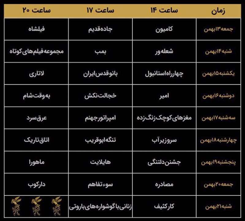 مراسم قرعه کشي فيلم هاي انتخابي جشنواره فجر برگزار شد