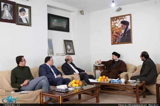 ديدار رييس سازمان سينمايي کشور با سيد حسن خميني