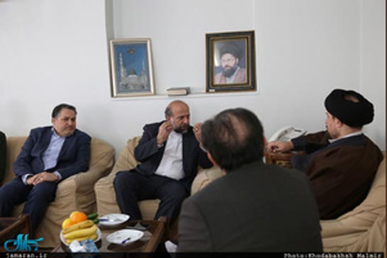 ديدار رييس سازمان سينمايي کشور با سيد حسن خميني