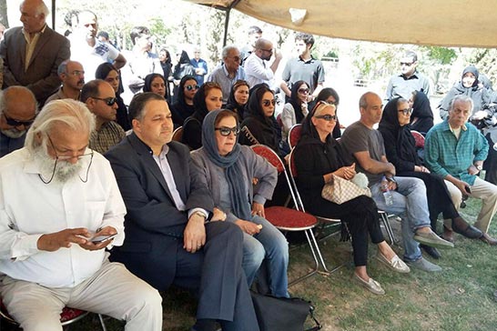 حضور مديرعامل بنياد سينمايي فارابي در قطعه هنرمندان به مناسبت سالگرد زنده ياد «داود رشيدي»