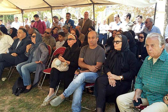 حضور مديرعامل بنياد سينمايي فارابي در قطعه هنرمندان به مناسبت سالگرد زنده ياد «داود رشيدي»