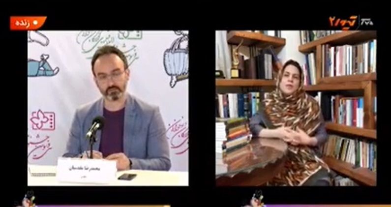 گفت‌وگوی زنده با رقیه توکلی در نشست معرفی فیلم مهران